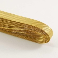 Mey İthalat Gold (Altın) Grogren Kurdela 1 Cm. x 10 Metre