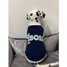 Mey İthalat Yeni Sezon Köpek ve Kedi Kıyafeti & Elbisesi - Lacivert The Boss M Beden