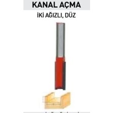 Bezos Eurostar 14403 Iki Ağızlı Freze Kanal Açma Bıçağı 8X8X25 mm