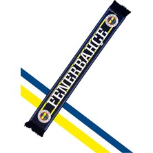 Fenerbahçe Lacivert Üç Renkli Unisex Dokuma Atkı