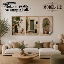 Akıllı Kağıt Statik Tutunma Özellikli Tablo - Poster Manzara (Model- 112)