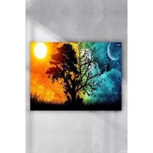 Mey İthalat Postermanya (PSTER4623) Gece - Gündüz Sanatsal POSTER(60X90CM)