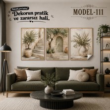 Akıllı Kağıt Statik Tutunma Özellikli Tablo - Poster Manzara (Model- 111)