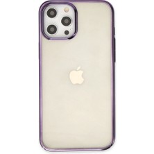 Royaleks Apple Iphone 12 Pro Max Kılıf Element Silikon - Mor