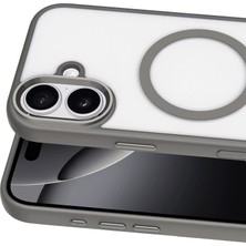 Eseno Select iPhone 16 Uyumlu Kılıf Joko Terea MagSafe Kapak - Gri