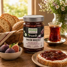 Ekoloji Market Organik Glutensiz  Şekersiz Incir Reçeli 380 Gr.