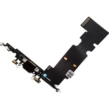 SDT iPhone 8 Plus Şarj Soketi Mikrofon Filmi Flex (Orj) Siyah