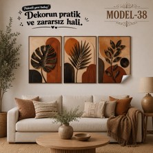 Akıllı Kağıt Statik Tutunma Özellikli Tablo - Poster Modern (Model- 38)
