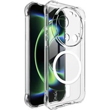 Nanospace Xiaomi Mi 17 Ultra Uyumlu Sert Mika Magsafe Şeffaf Kamera Korumalı Kılf
