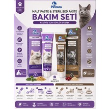 Petcura Kısır Kediler Için Ikili Macun Seti Malt Paste + Sterilised Paste