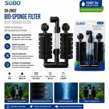 Sobo SB-2802 Çiftli Ufak Boy Pipo Filtre