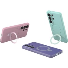 Küçük Hazine Samsung Galaxy S26 Plus Regal Magsafe Standlı Kapak - Açık Pembe