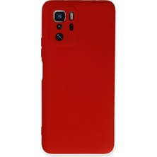 Royaleks Xiaomi Poco X3 Gt Kılıf Nano Içi Kadife Silikon - Kırmızı