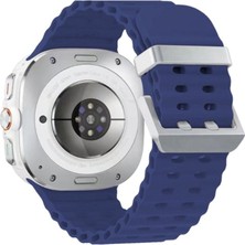 Kuzgun Ticaret Watch 7 Ultra KR417 Rug Silikon Kordon - Lacivert