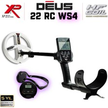 Dedektör Burada DEUS - 22,5cm HF Başlık, Ana Kontrol Ünitesi (RC), WS4 Kulaklık -