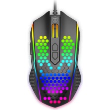 TeknoKapsül T-Dagger T-TGM310-LIT, Imperıal Lıte, Rgb Backlight, 8 Programlanabilir Buton, USB Kablolu, 10.00DPI, Gaming Mouse