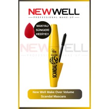 New Well Makeover Volume Scandal Mascara & Makyaj Süngeri Hediye