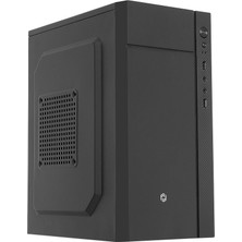 TeknoKapsül Frısby FC-2715B, 1X80MM Fan, Siyah, 300W, USB 2.0, Matx, Mini Tower Kurumsal Kasa