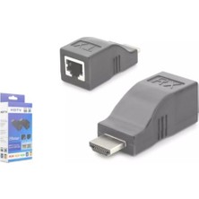 Hadron HDX1359  30M 4K - 2k - Full Hd 1080P  HDMI Extender Siyah