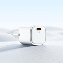 CH-4020 20W Hızlı Sarj Adaptörü, Beyaz