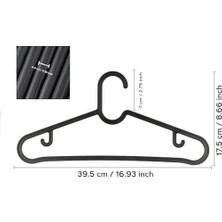20 Adet Dolap Içi Elbise Askısı,pantolon,gömlek,ceket,etek Askısı,gardrop Için Slim Plastik Askı (20 Adet)