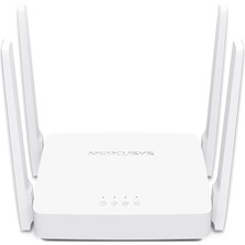 TeknoKapsül Mercusys AC10, AC1200, 3port, 1200MBPS, Dualband, Masaüstü, Megabit, Router