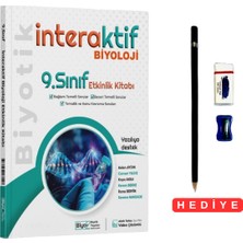 Biyotik Yayınları 9.sınıf Interaktif Biyoloji Etkinlik Kitabı Bağlam Temelli Sorular Beceri Temelli Tematik ve Konu Kavrama Soruları Kalem Seti Hediyeli