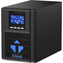 TeknoKapsül Tescom Neolıne 1kva 1f/1f (2X9AH) 4/8dk LCD Onlıne Ups