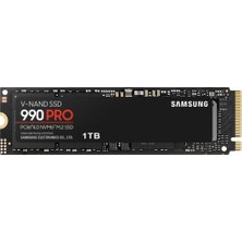 TeknoKapsül Samsung MZ-V9P1T0BW, 990 Pro, 1tb, 7450/6900, Gen4, Nvme Pcıe M.2 2280, SSD (Türkiye Distribütörü Garantili)
