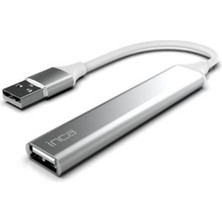 Inca Iusb-4tux 3x2.0 3.0 USB Çıkış USB Çıkış 5 Gbps USB Çoklayıcı Alüminyum Kasa