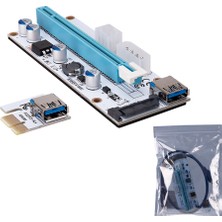 TeknoKapsül S-Lınk SL-EX10 1x To 16X Sata 6 Pin Bitcoin Riser Ekran Kartı Yük.