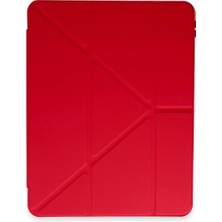 sbodurhome Xiaomi Pad 6 Kılıf Kalemlikli Mars Tablet Kılıfı - Kırmızı