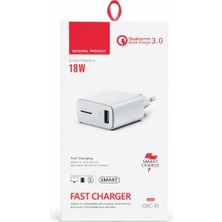 Bezos 18W Hizli Sarj Adaptoru Quick Charge 3.0