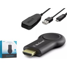 Hadron HDX2351 HDMI Kablosuz Görüntü Aktarım Cihazı Display Android - Ios - Windows - Macos - Siyah
