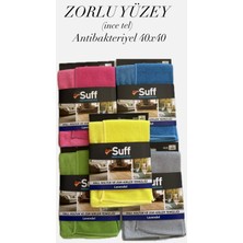 Suff Zorlu Lekeler Bezi (Ince Tırtık) 40X40 5 Farklı Renk Seçeneği