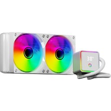 TeknoKapsül Frısby FCL-240W Argb 240 Lıquıd Cooler Whıte