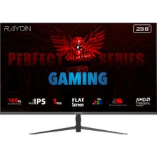 TeknoKapsül Raydın MM24DFI-180HZ, 23.8", 1ms, 180Hz, Full Hd, Hdmı, Dp, IPS Led, Flat, Frameless, Freesync Gaming Monitör