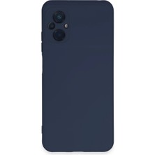 sbodurhome Xiaomi Poco M5 Kılıf Nano Içi Kadife Silikon - Lacivert