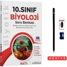 Biyotik Yayınları 10 Sınıf Biyoloji Soru Bankası Bağlam Temelli Sorular Beceri Temelli Sorular Tematik ve Konu Kavrama Soruları Kalem Seti Hediyeli