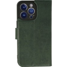 sbodurhome Apple Iphone 13 Pro Max Kılıf Trend S Plus Kapaklı Kılıf - Yeşil