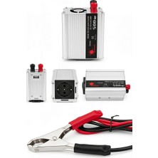 sbodurhome 12V 500W Güç Inverteri 220V Ac Çıkış USB Portlu Fanlı Taşınabilir Akü Dönüştürücü
