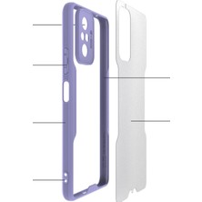 Bezos Note 10 Pro Kılıf Platin Silikon - Mavi