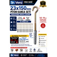 5N Vera 23X150 Pro Seri Piton Kanca Seti – Güçlü Sabitleme ve Profesyonel Montaj Çözümü