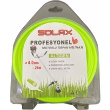 TeknoKapsül Solax Altıgen Tırpan Misinası 4 mm 28 Metre