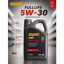 Opet Fulllife 5W-30 4 L Sentetik Motor Yağı Apı Sp Ilsac Gf-6 Dexos1 Gen 2