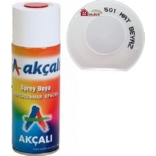 TeknoKapsül Akçalı Sprey Boya 400 ml 501 Mat Beyaz