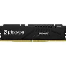 TeknoKapsül Kıngston Beast, KF560C36BBE2-16TR, 16GB, 6000MHZ,  Ddr5, CL36, Desktop Gaming Ram (Soğutuculu)