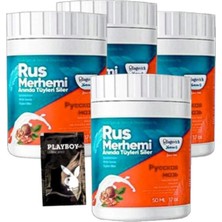 Ozka Concept Playboy Turquoise 4'lü Birden Ceviz & Ceviz Sütü Rus Merhemi 50 ml Tüy Dökücü + 1 Armağan Jel