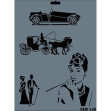 Ozka Concept New Seri N-148 Stencil 35X25 cm
