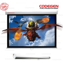 TeknoKapsül Codegen Ax-18 Storlu Projeksiyon Perdesi 180X180 (Arkası Siyah Fonlu - Duvar/tavan Asılabilir)